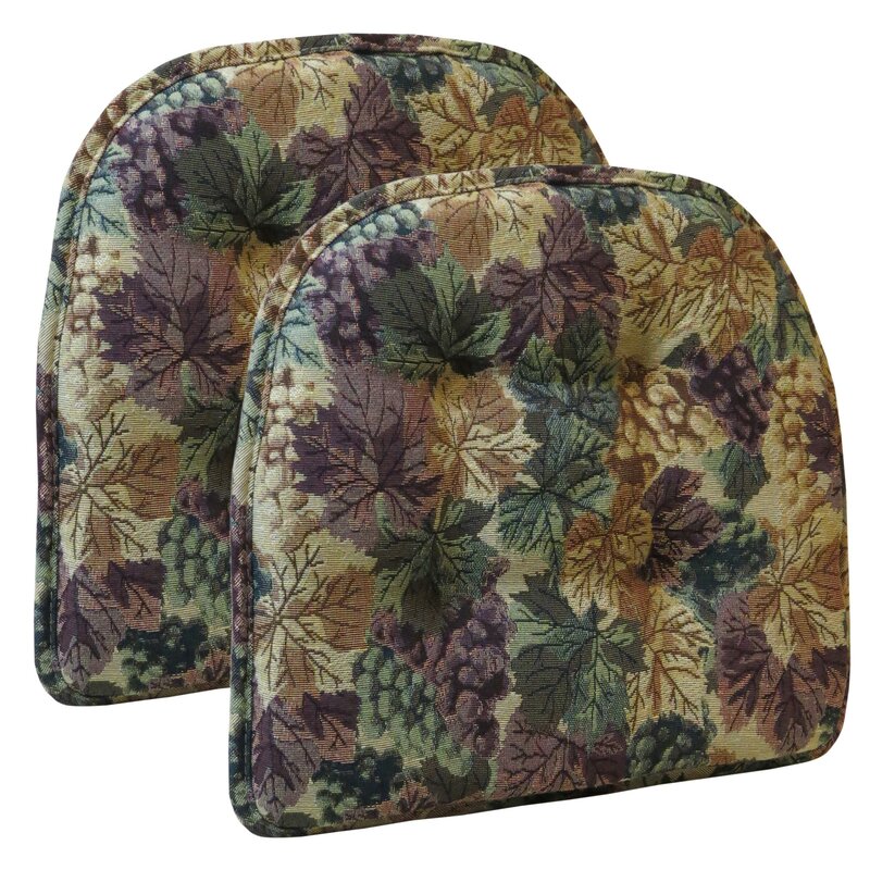 Winston Porter Cabernet Gripper Non-Slip Indoor Dining Chair Cushion
